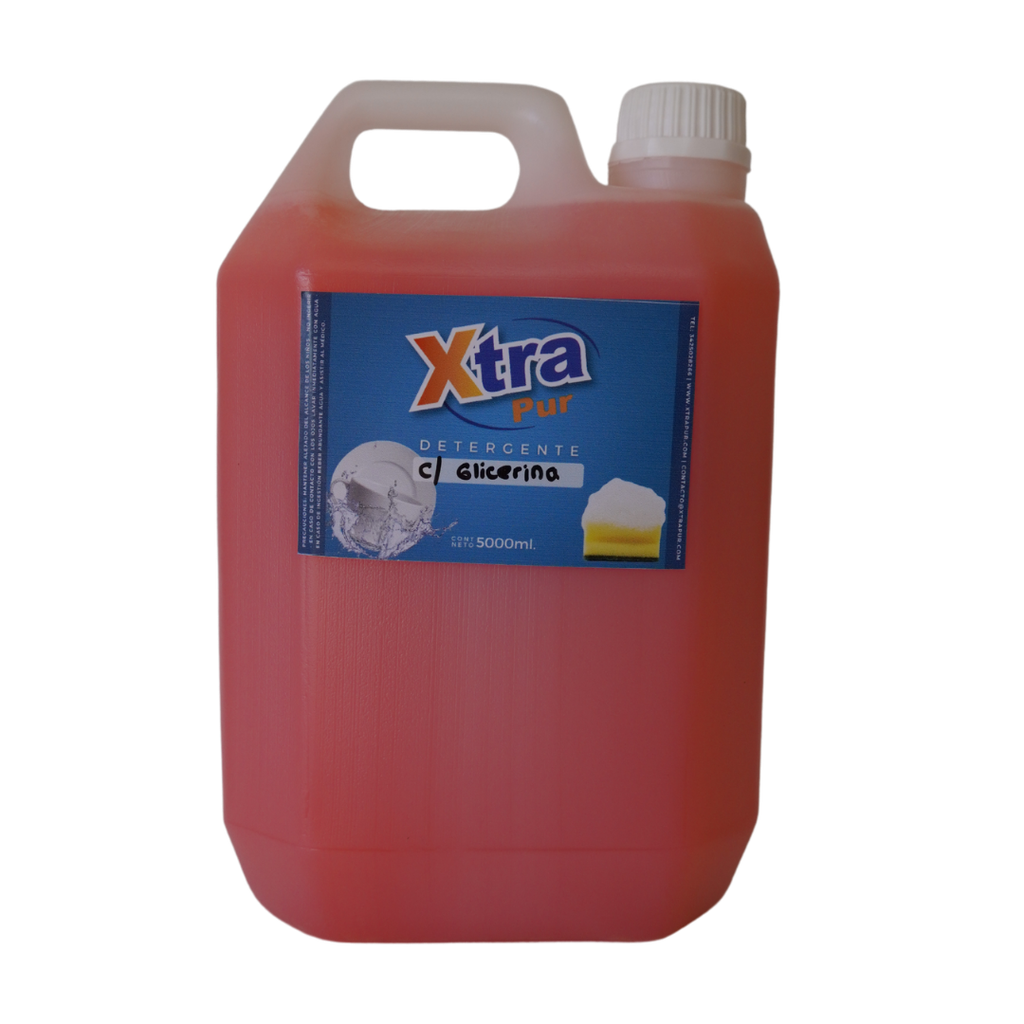 Detergente con glicerina