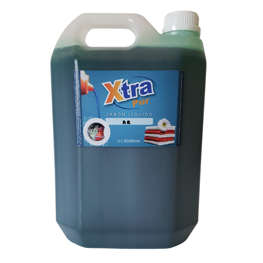 Jabon liquido BAJA ESPUMA verde