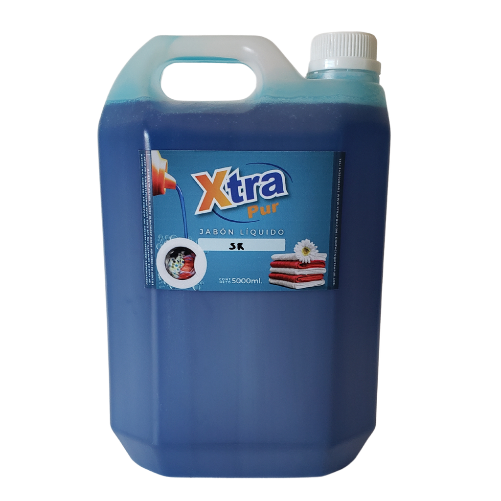 Jabon liquido BAJA ESPUMA azul